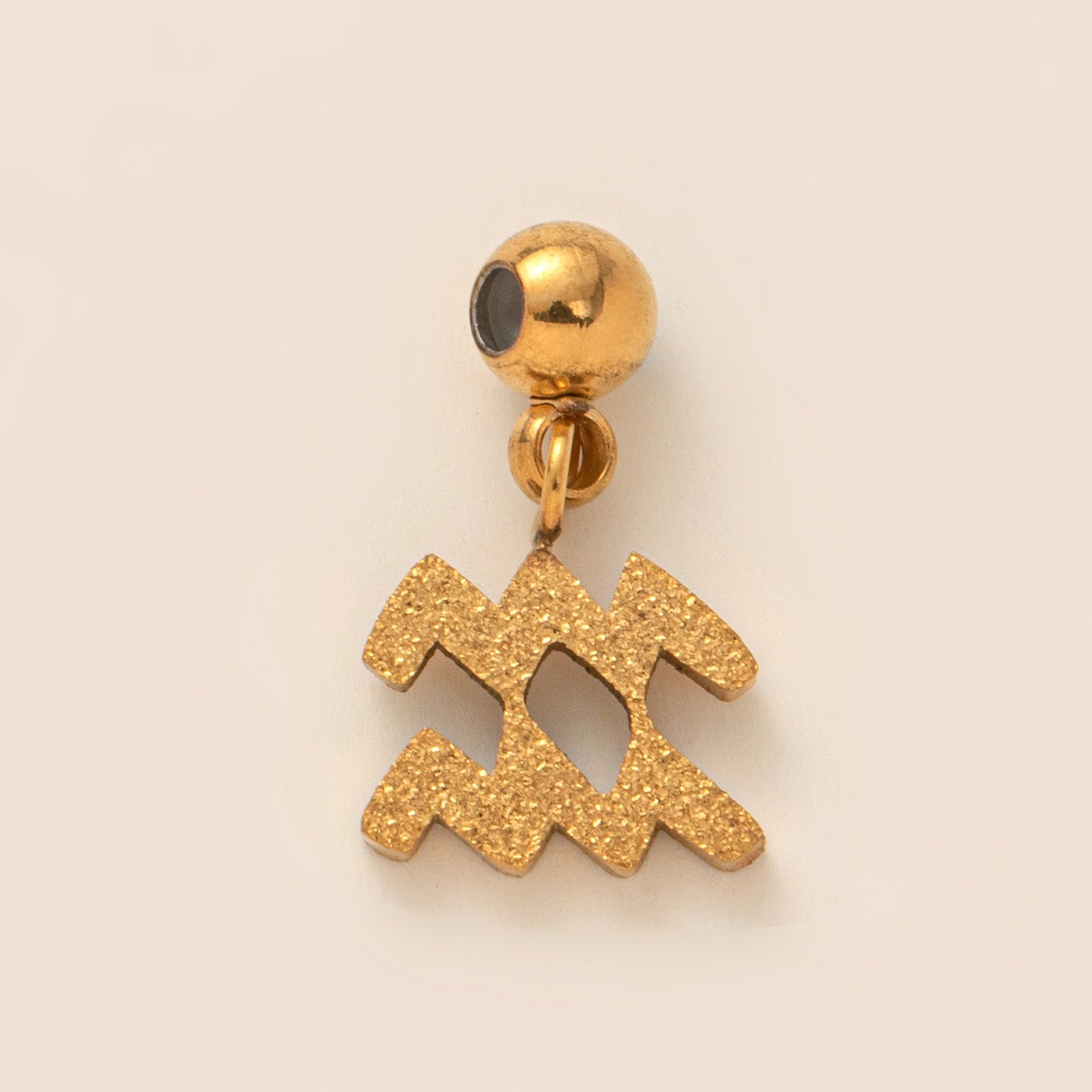 Teardrop Stainless Steel PVD Gold Plated Necklace for Unisex