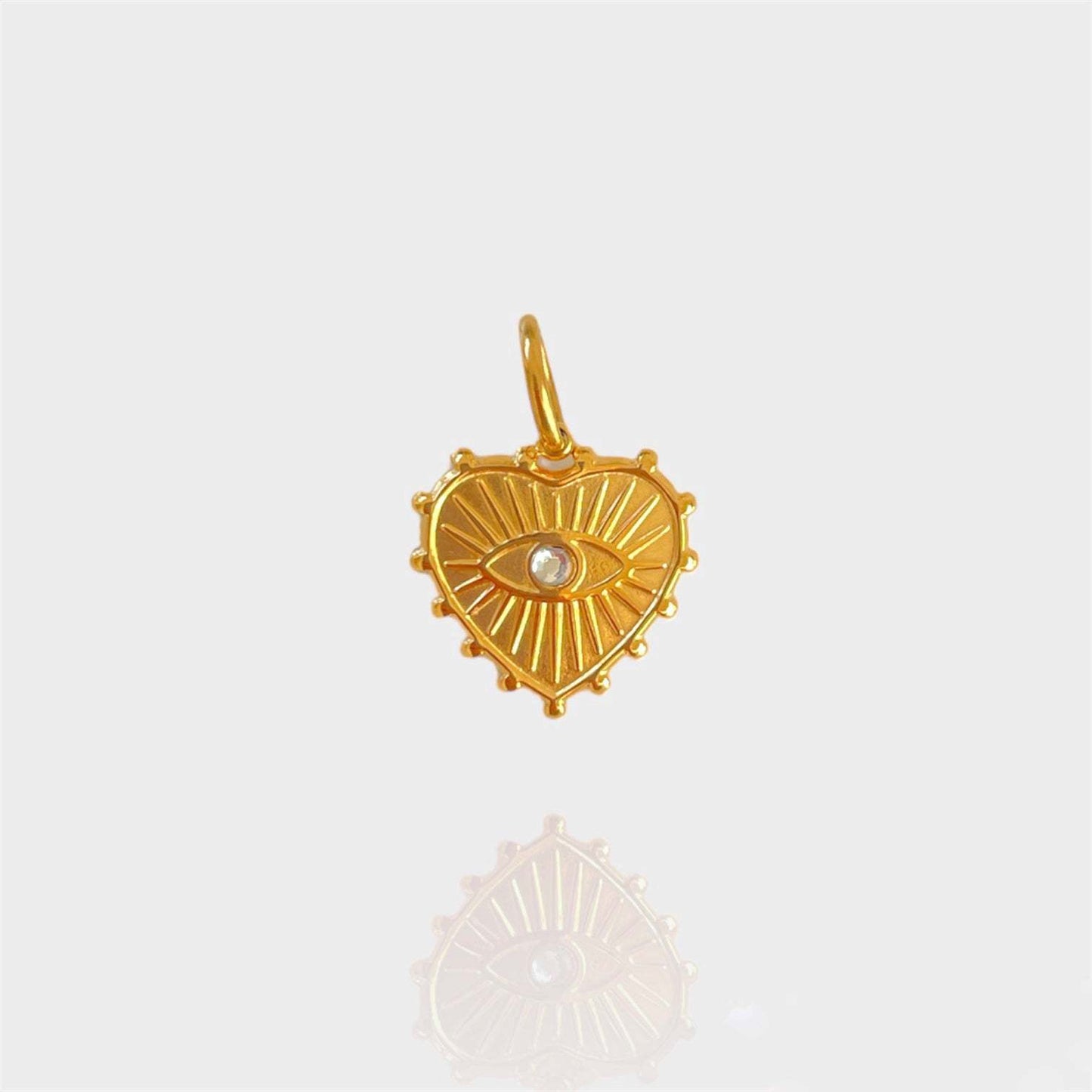 Casual 18K Gold Plated Titanium Steel Heart Boot Starfish Charm Bar PVD