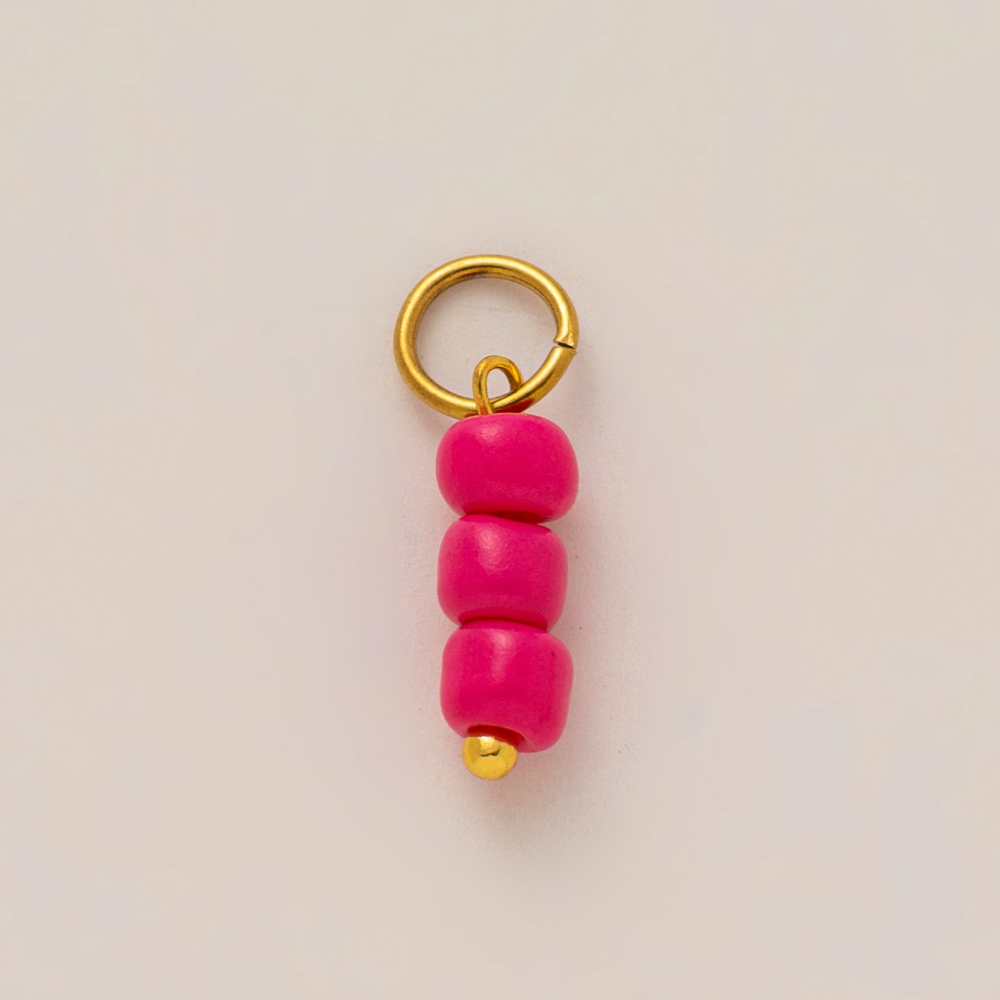 Ethnic Oval Acrylic Pendant Stainless Steel 18K Gold Plated PVD Ball Chain Charm Bar Unisex