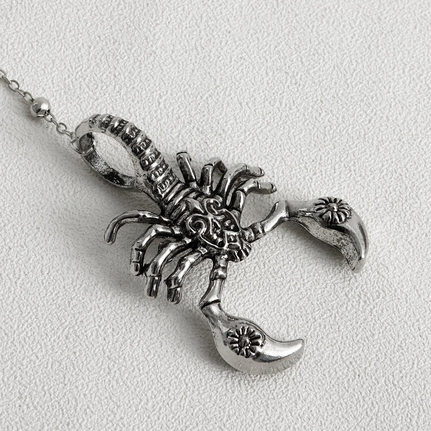 Geometric Scorpion Pendant Stretch Anklet with Tassels for Women Alloy Body Chain Fashion Multi-Layer Sexy Anklet
