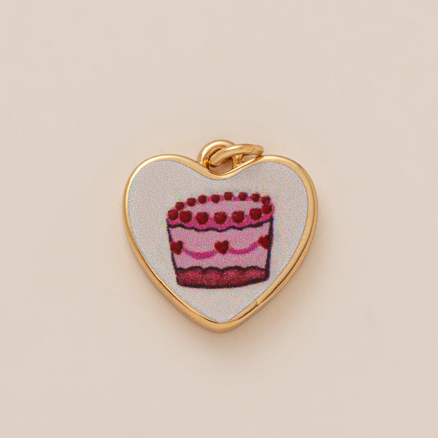 Sweet Minimalist Heart Animal Brass Pendant Stainless Steel Necklace with 18K Gold Plated Chain