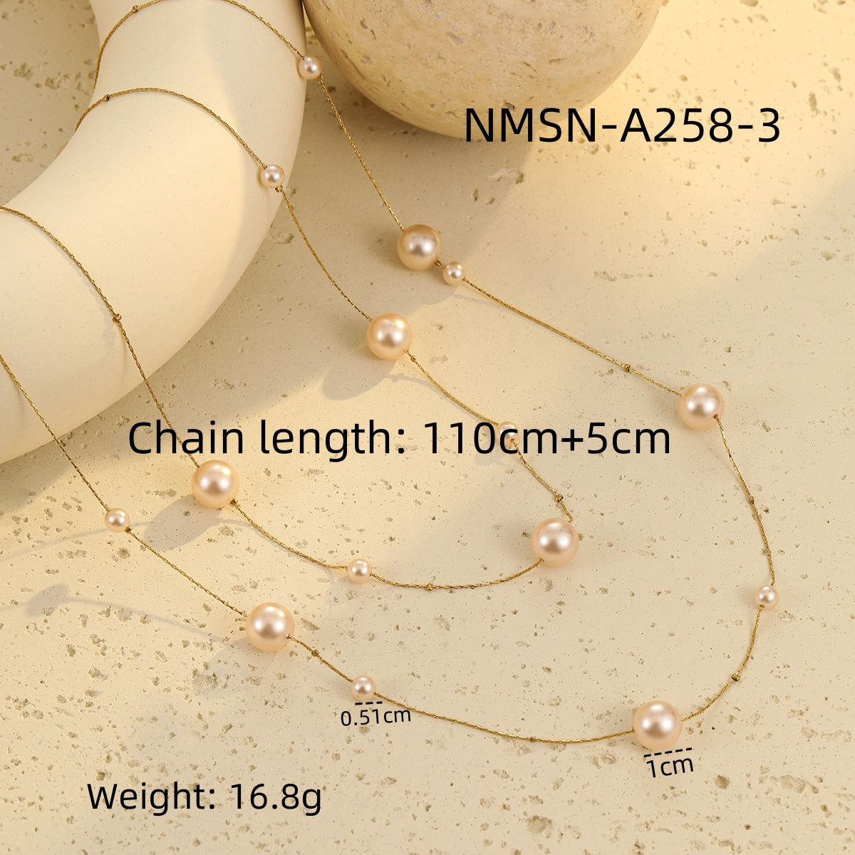 Collar minimalista geométrico de acero inoxidable chapado para mujer con longitud ajustable