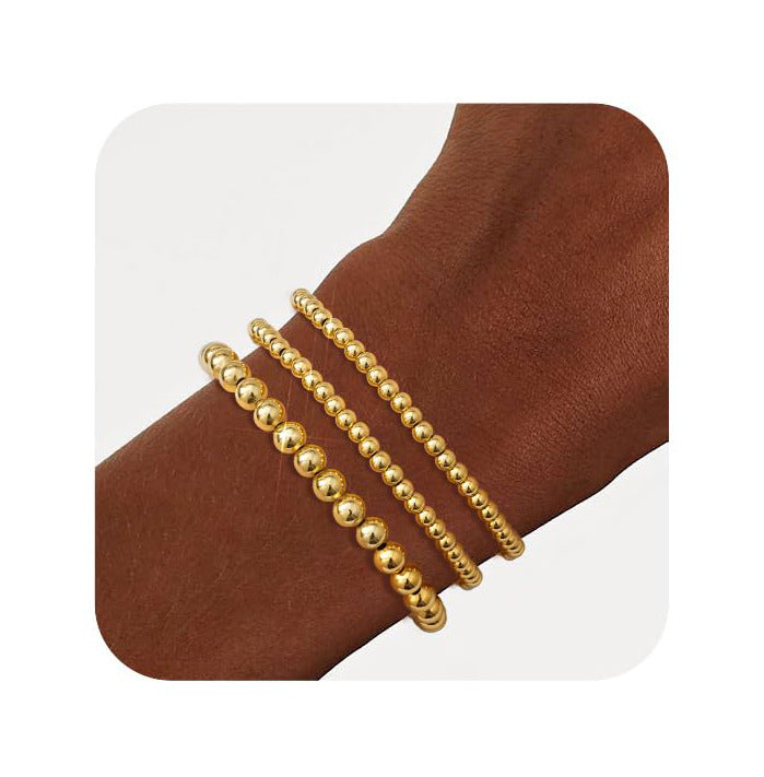 Bohemian Round Geometric Agate Bracelet for Women
