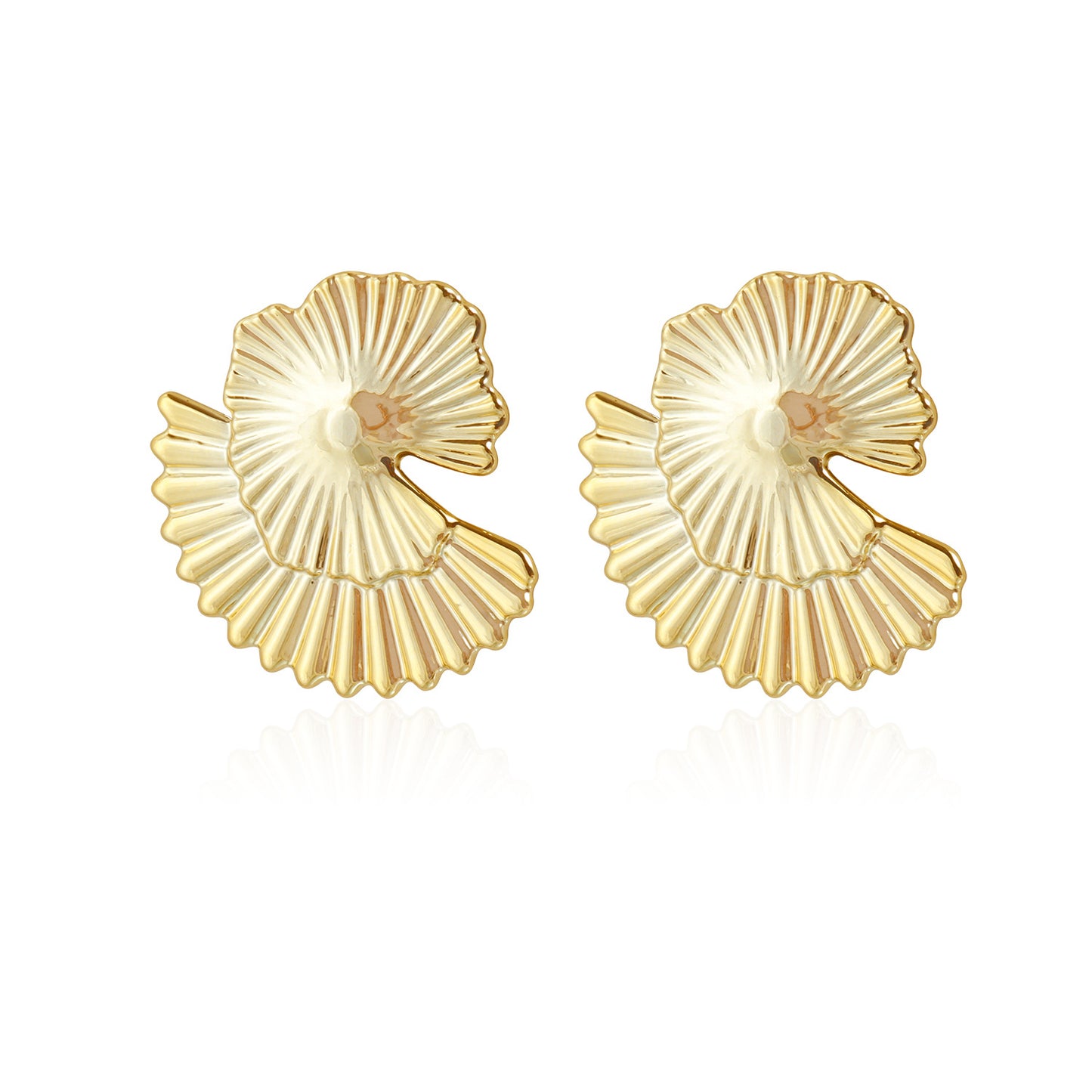 Vintage Geometric Floral Zinc Alloy Plated Wing Earrings for Women