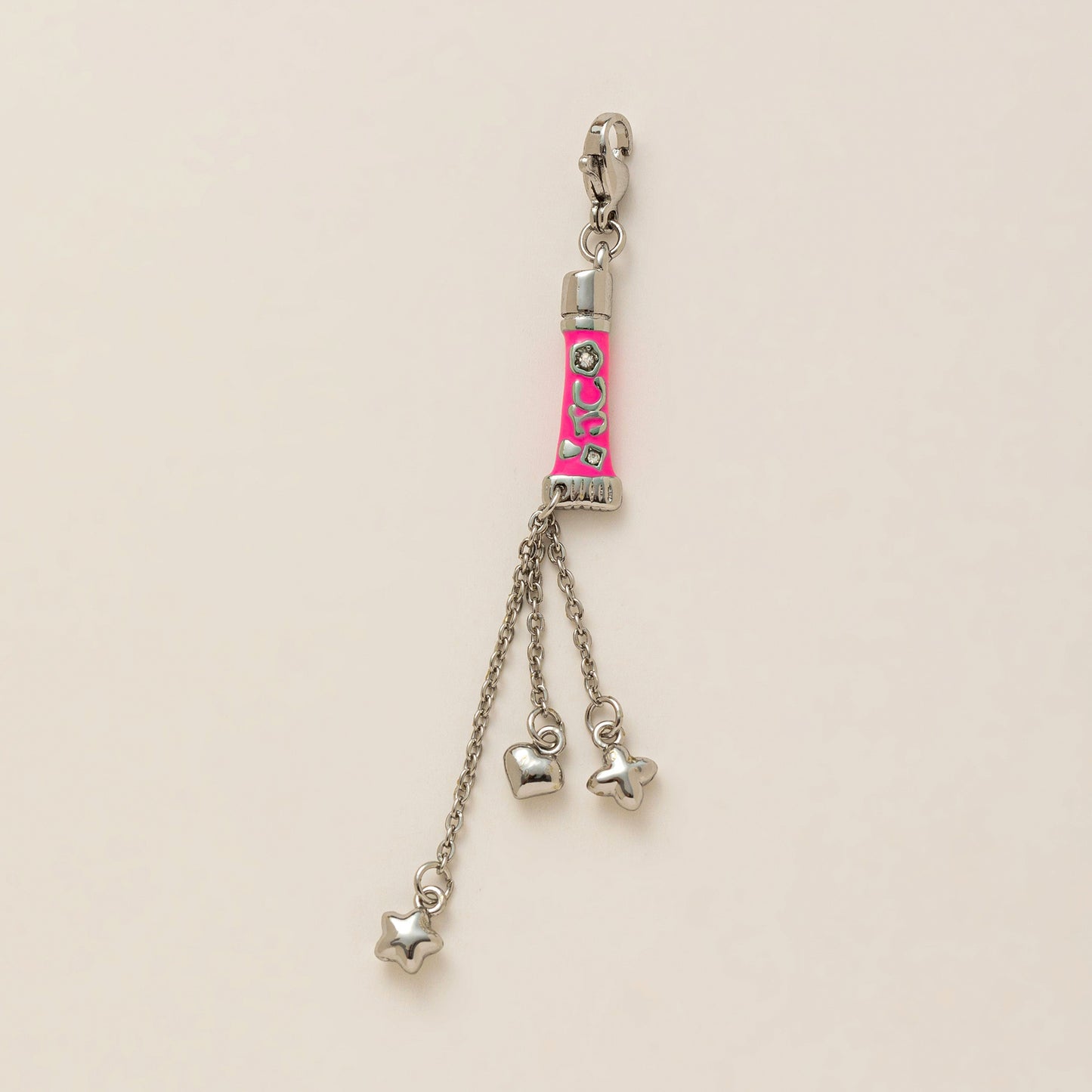 Vintage Gold Plated Stainless Steel Ceramic Moon Astronaut Charm Bar Necklace for Unisex