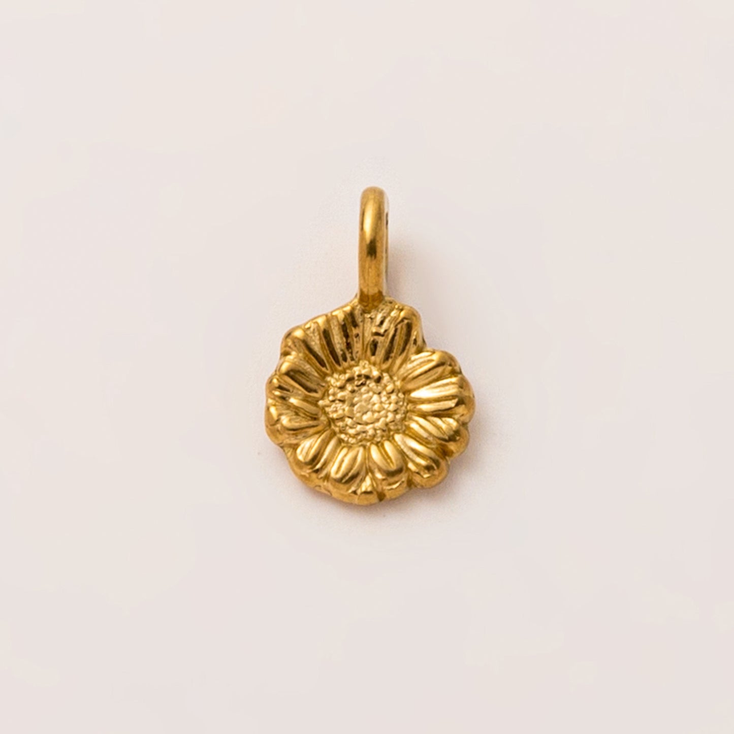 18K Gold Plated Stainless Steel Whisk Pendant Necklace with Cable Chain