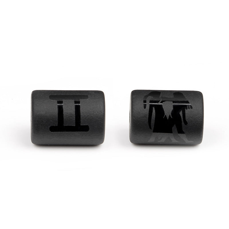 Matte Square Glass Zodiac Charm Bar