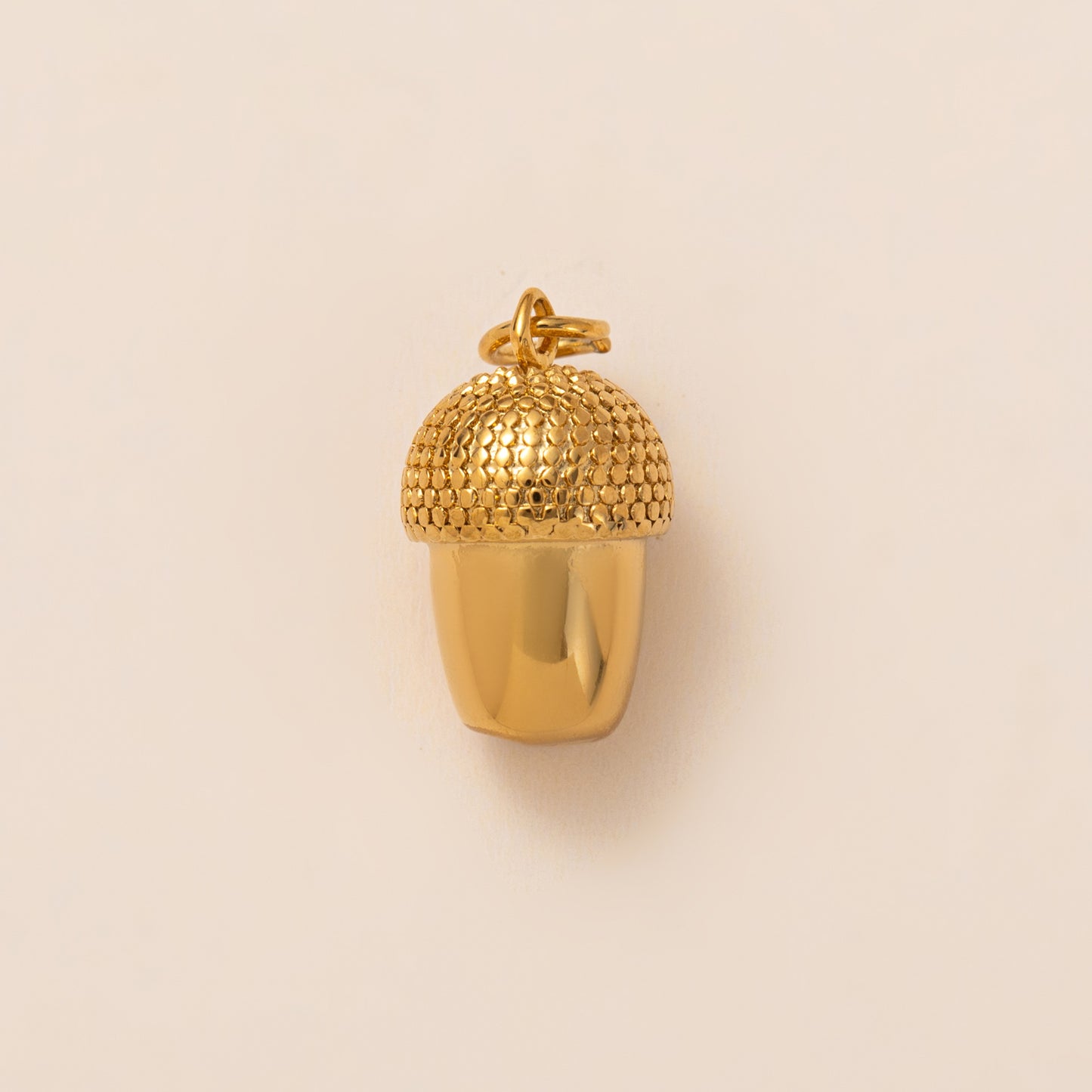 Vintage 18K Gold Plated Stainless Steel Pendant Charm Bar for Women