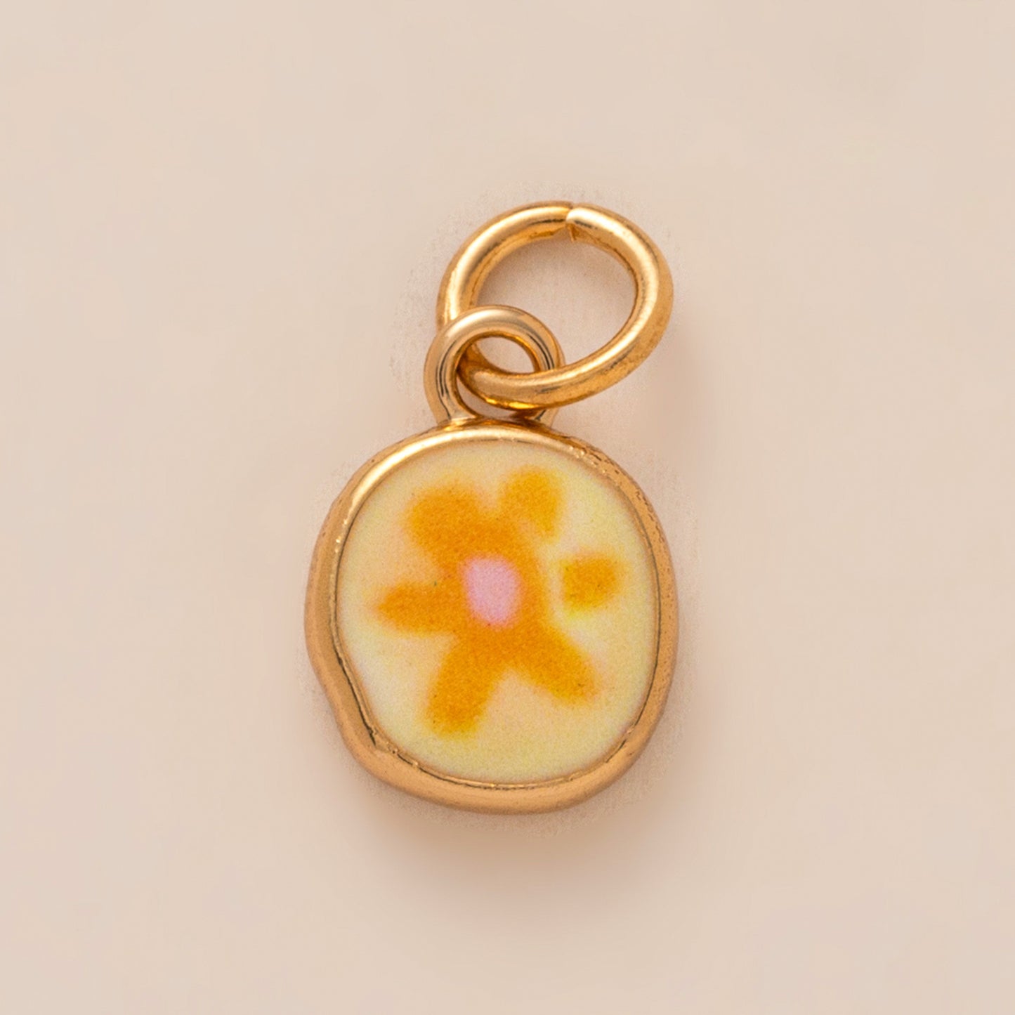 Vintage Plated Brass Snail Animal Charm Bar