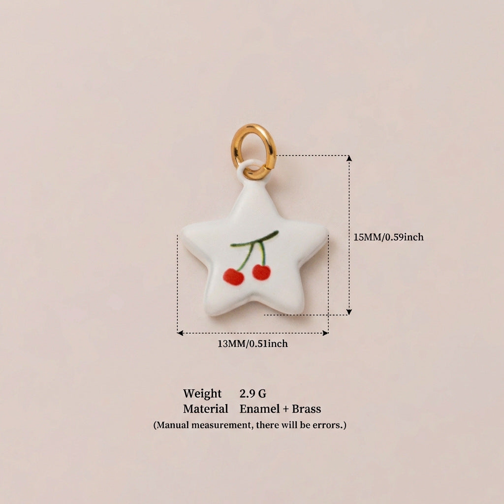 Minimalist Luxury Star Stainless Steel Plated Pendant Necklace 18K Gold Unisex