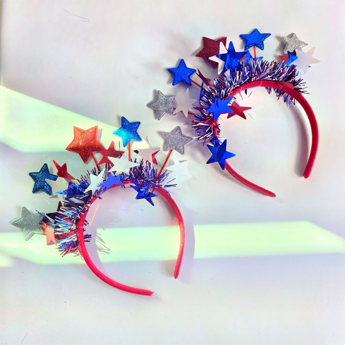 Fascia per capelli in tessuto a forma di stella per decorazioni per feste o festival unisex