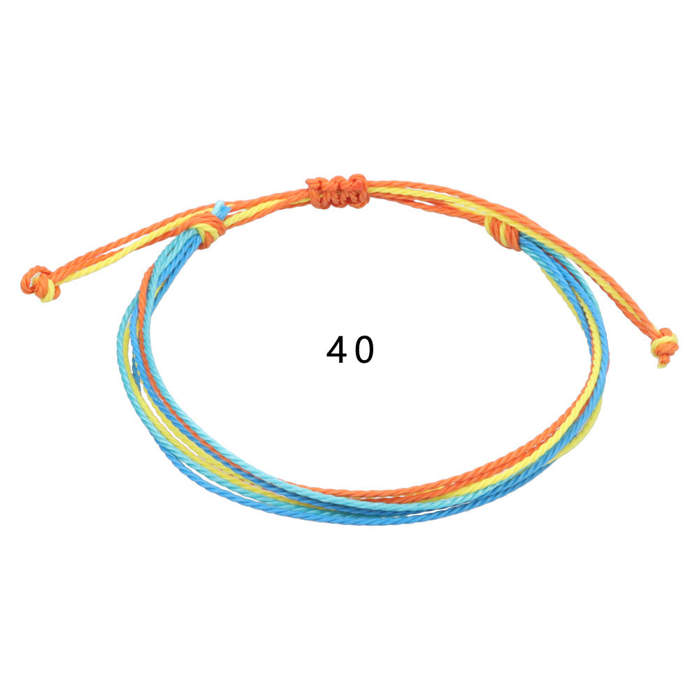 Handmade Braided Heart Nylon Friendship Bracelet Unisex
