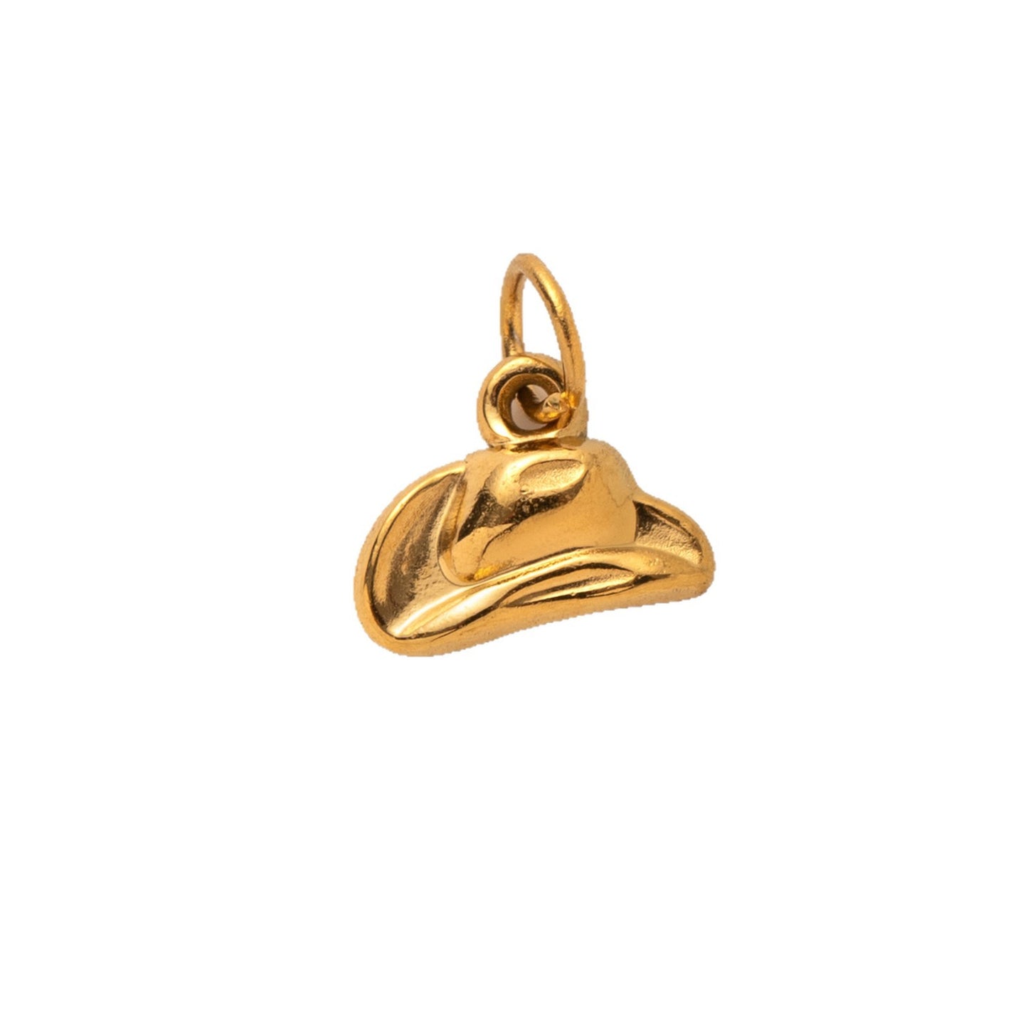 Vintage PVD 18K Gold Plated Stainless Steel Star Charm Bar