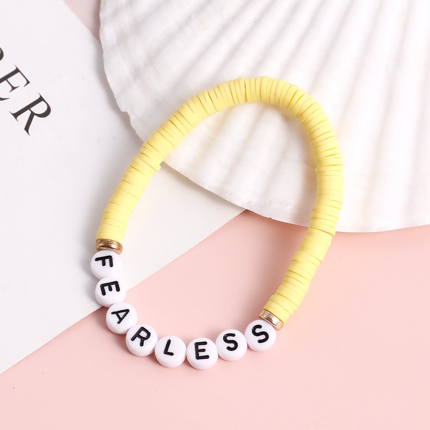 Geometric Shape Alloy Bracelet with Plated Finish for Women, Polymer Clay Inspired Colorful Slice Design