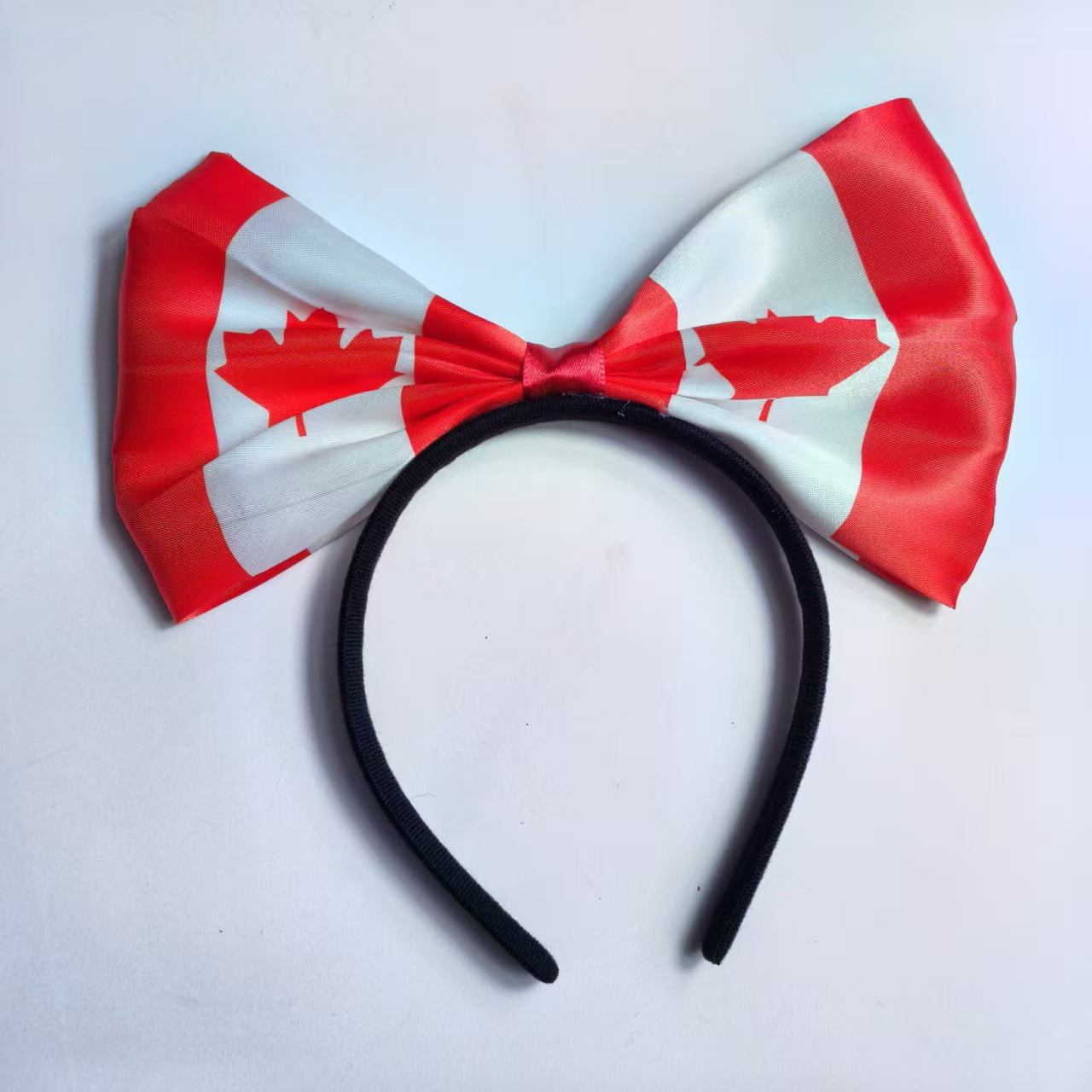 World Cup National Flag Bow Headband Resin Hair Accessory for Soccer Party