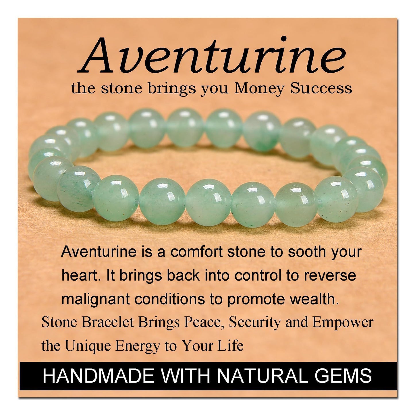 Minimalist Round Green Agate Amethyst Map Stone Obsidian Malachite White Agate Crystal Stretch Bracelet Unisex Geometric Jewelry
