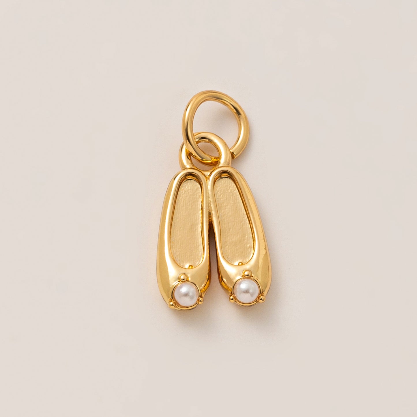 Ciondolo charm a barra vintage placcato oro 18K con pianta di frutta