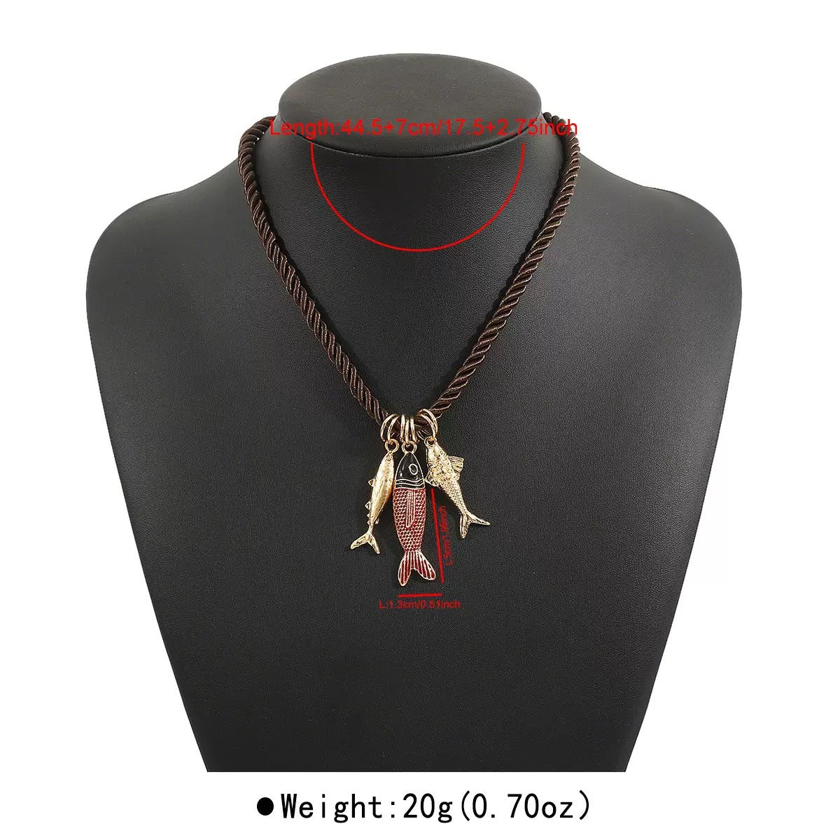 Casual Geometric Fish Turtle Shell Alloy Plated Pendant Necklace for Women