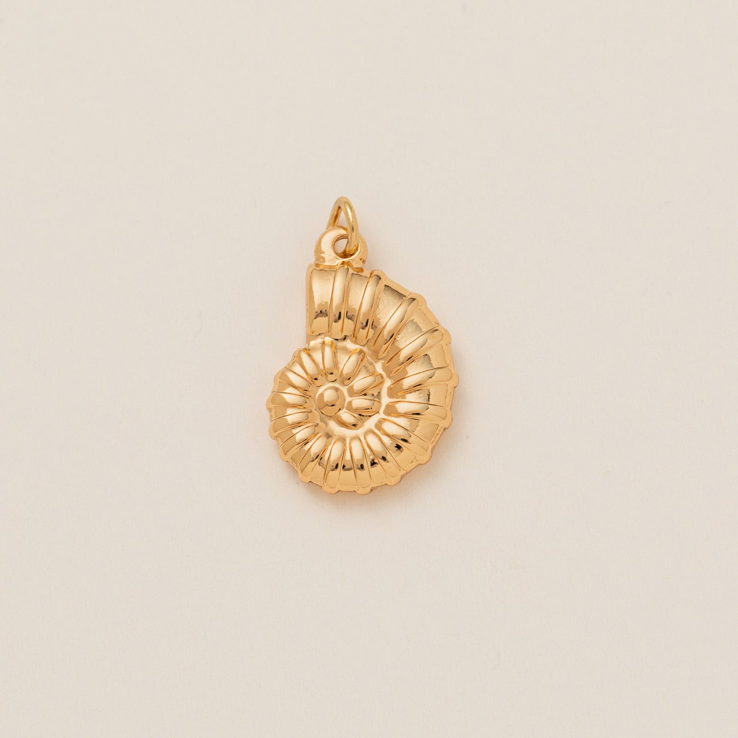 Minimalist Plated Brass Heart Charm Bar
