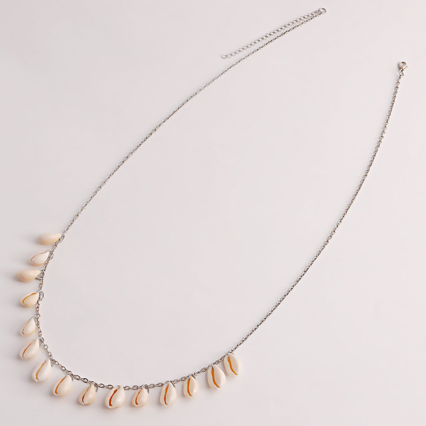 Vintage Punk Acrylic Shell Pendant Alloy Waist Chain for Women