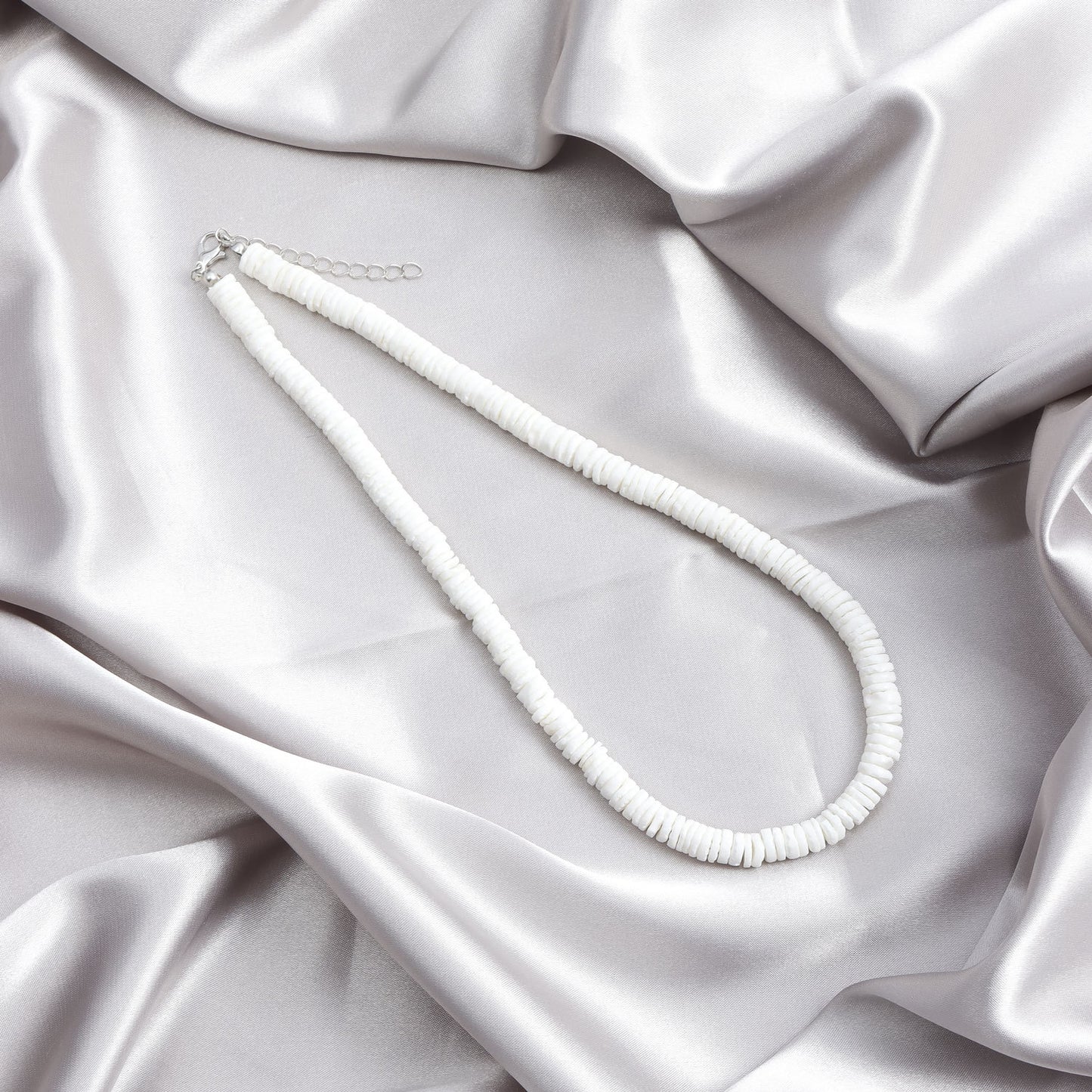 Minimalist Irregular Seashell Pendant Necklace for Women with Electroplated Finish, Beach-Inspired Clavicle Chain