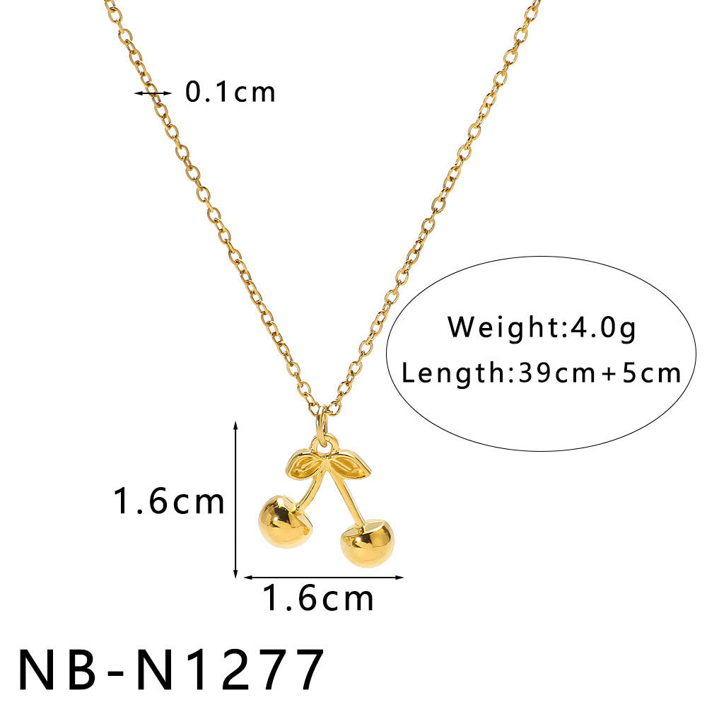 Collana con pendente geometrico minimalista da donna con design a intaglio, catena in acciaio inossidabile e finitura placcata sottovuoto in oro 18 carati