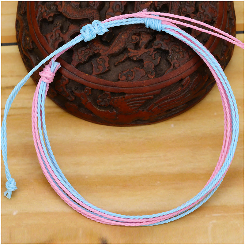 Handmade Braided Heart Nylon Friendship Bracelet Unisex