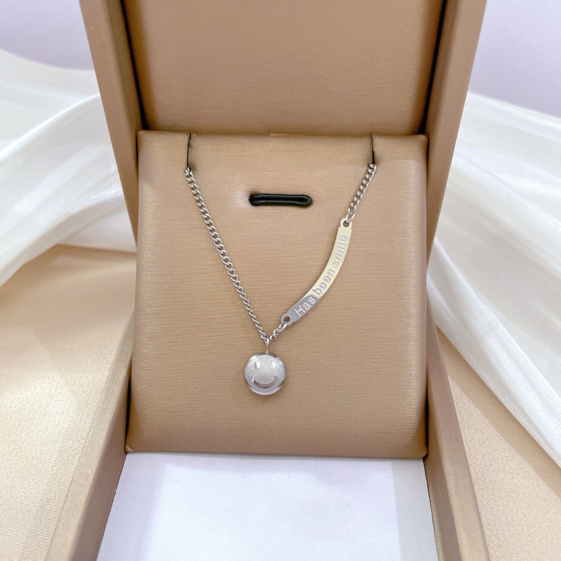Minimalist Geometric Titanium Steel Plated Necklace for Unisex