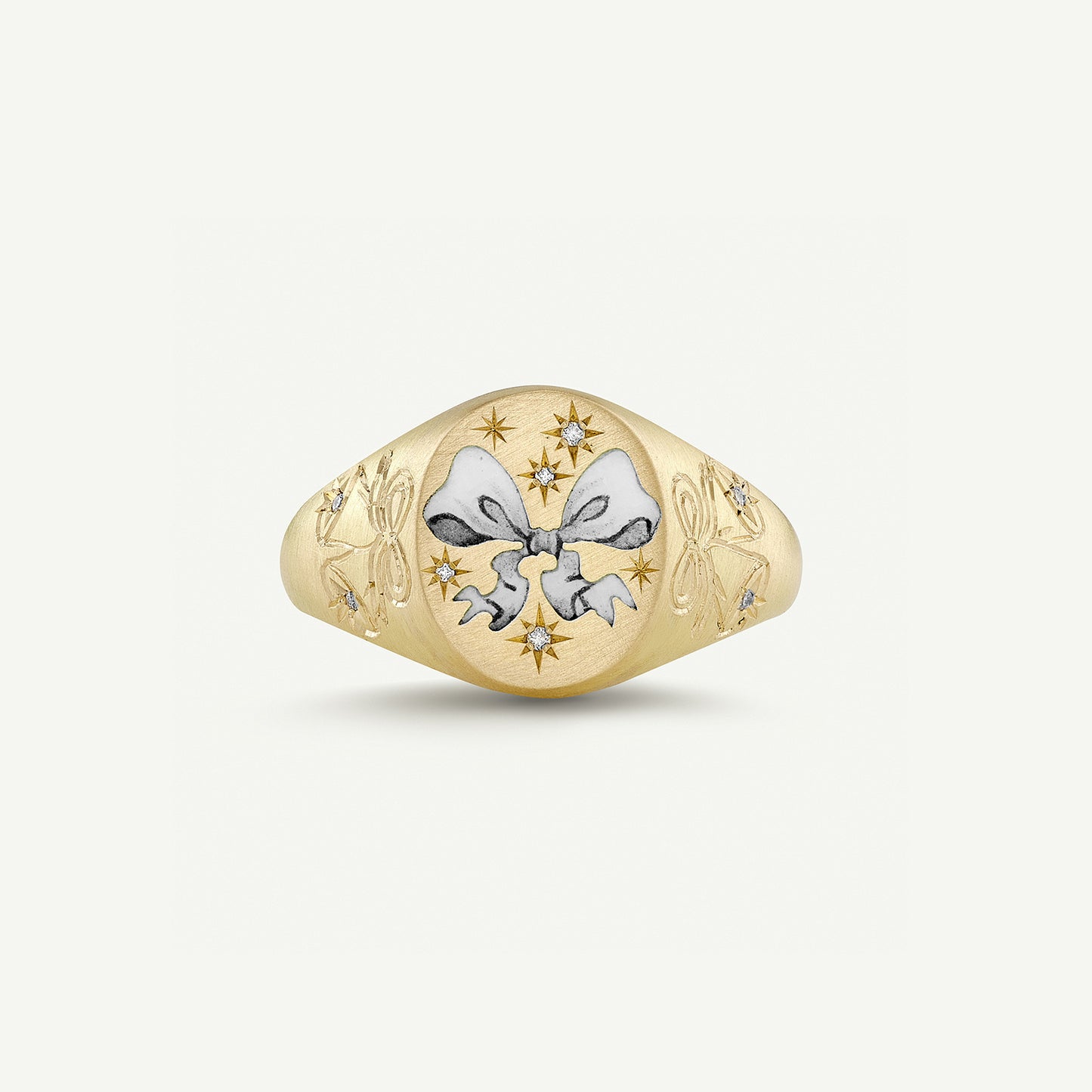 Fashion Heart Animal Stainless Steel PVD Ring