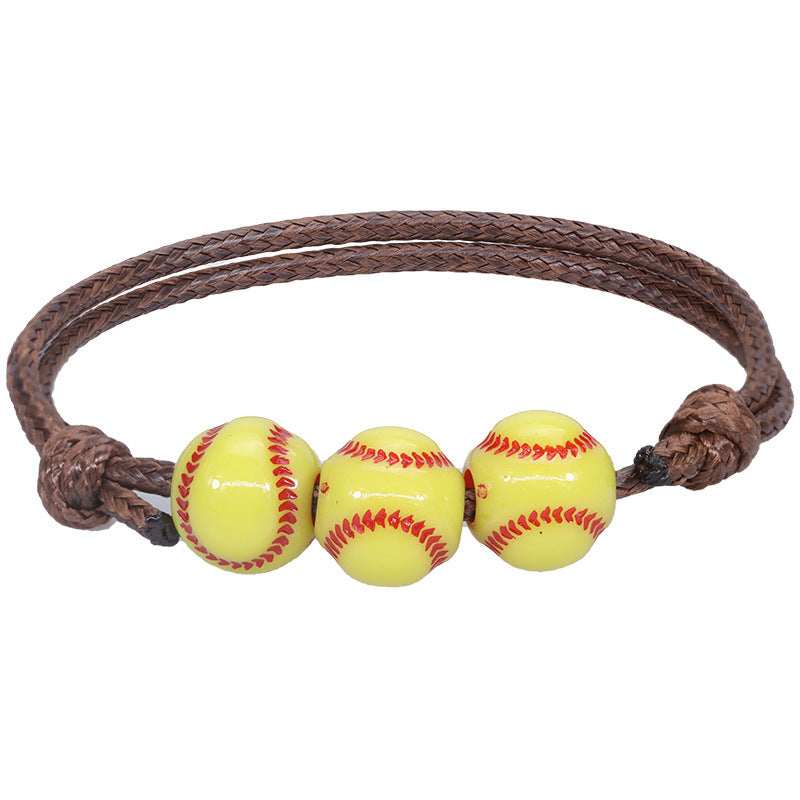 Sporty Unisex Resin Braided Bracelet