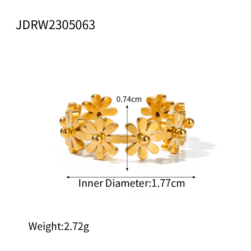 Casual Geometric Conch Stainless Steel and Titanium Steel Plated Earrings for Women