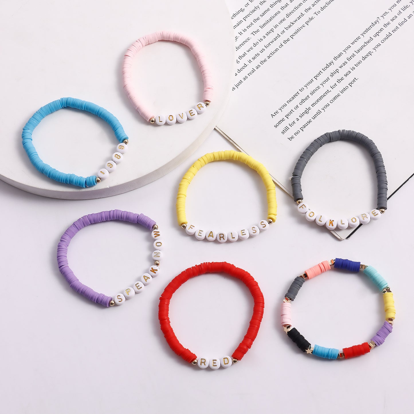 Geometric Shape Alloy Bracelet with Plated Finish for Women Inspired by Taylor Swift Fan Art