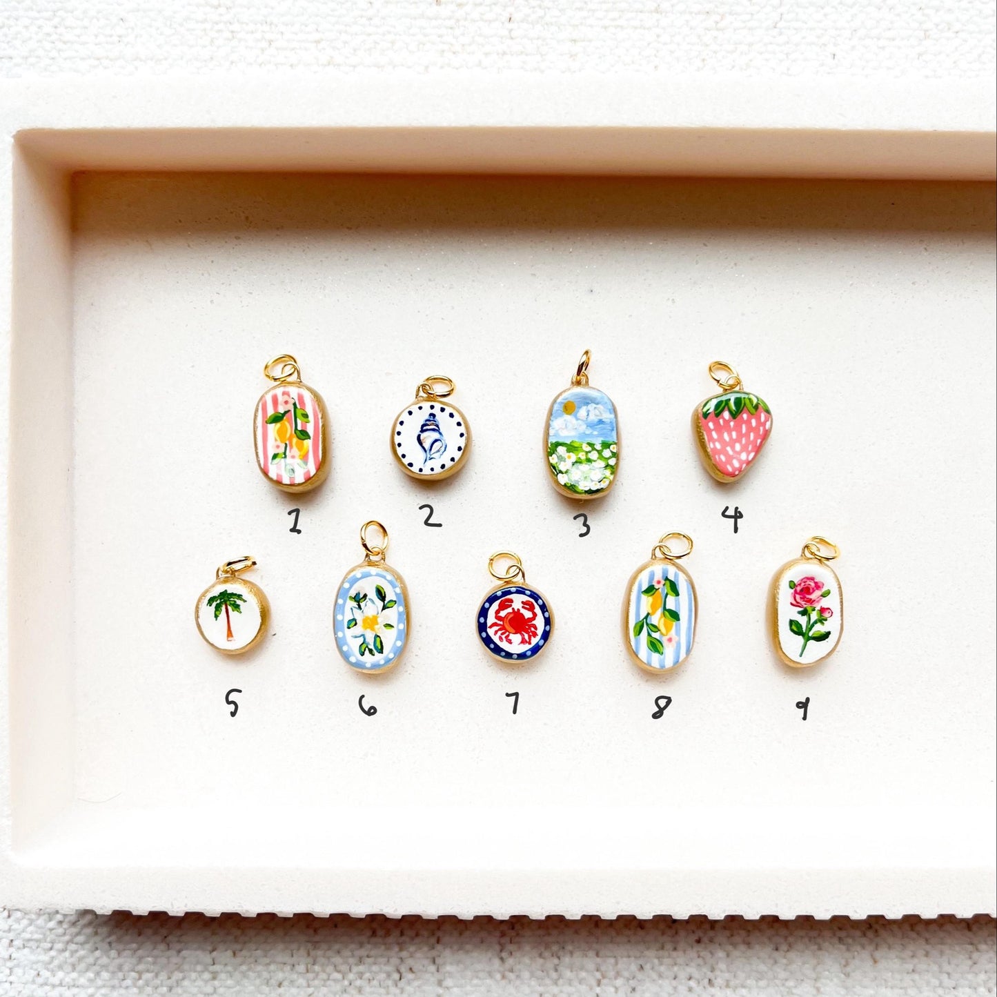 Elegant Casual Colorful Drip Oil Plated Brass Geometric Heart Floral Pendant Necklace for Unisex