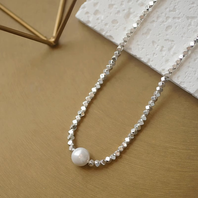 Collana con ciondolo in acciaio inossidabile placcato a forma di animale irregolare minimalista da donna