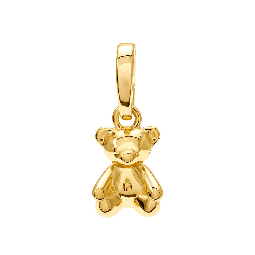Vintage 18K Gold Plated Stainless Steel Butterfly Charm Bar PVD