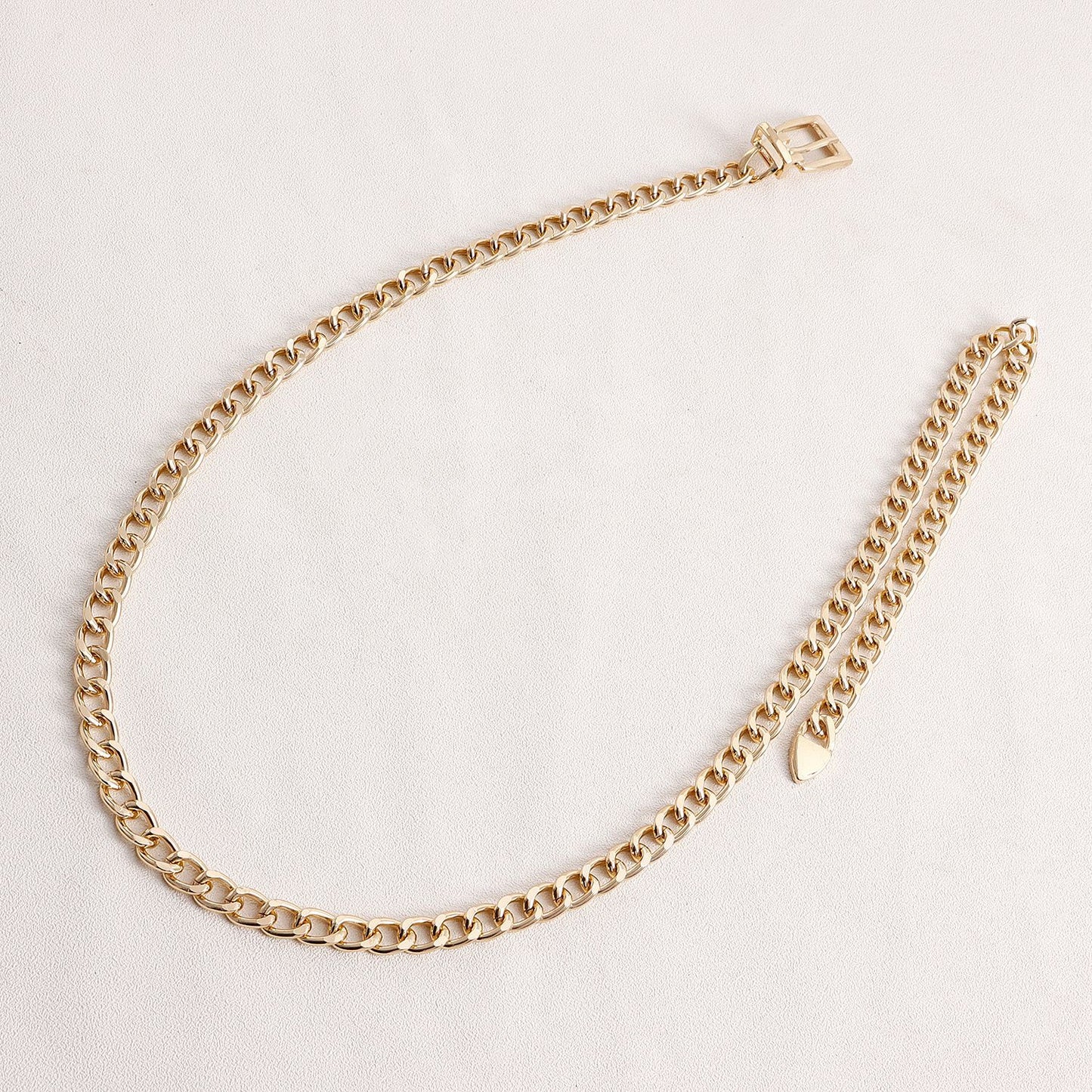 Punk Minimalist Casual Metal Chain Body Belt for Women