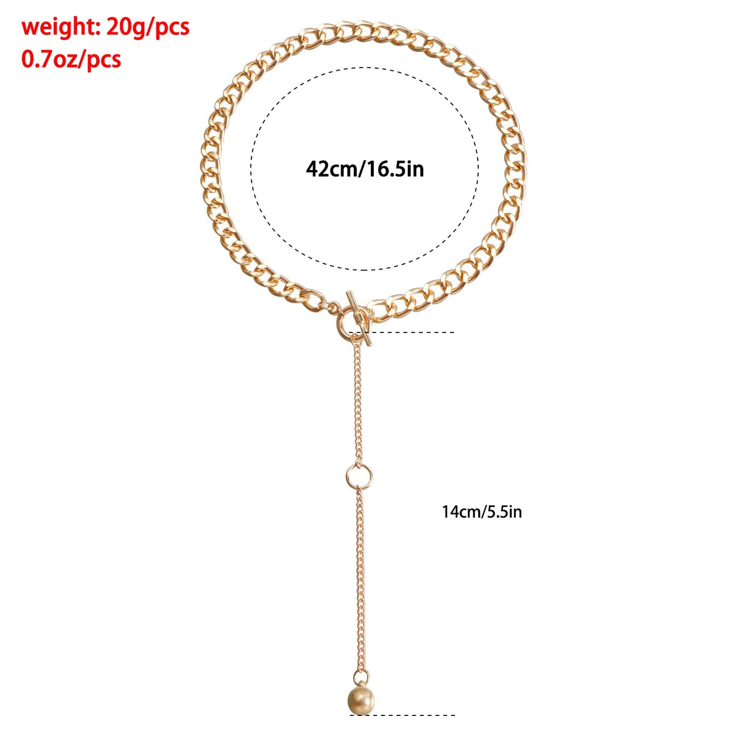 Geometric Style Long Tassel Necklace with Electroplated Metal Chain for Women Fashion Casual Wear