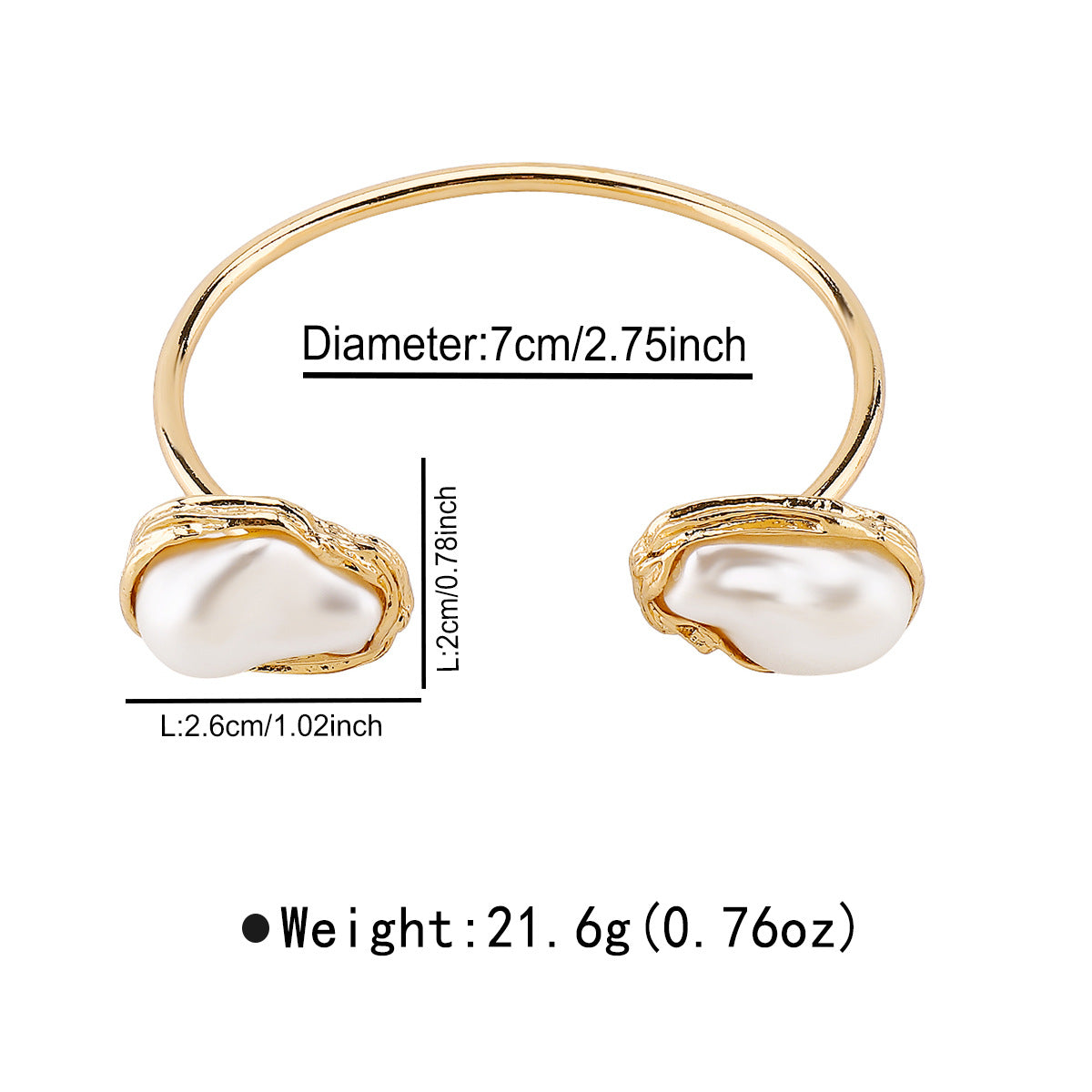 Collar geométrico de moda con base de aleación e incrustaciones de perlas simuladas para mujer