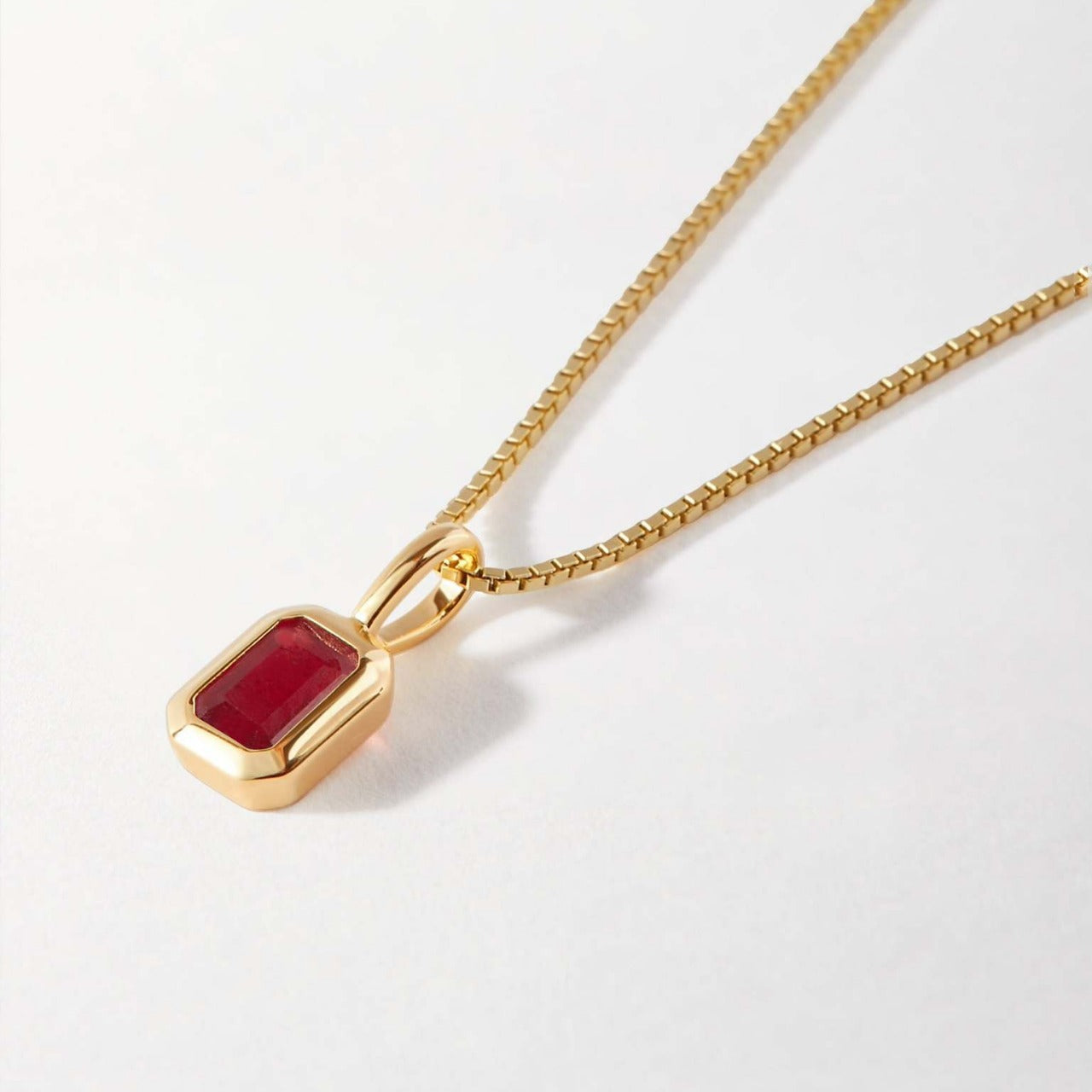 Minimalist Square Titanium Steel Pendant with Cubic Zirconia Inlay DIY Charm Bar Necklace for Women