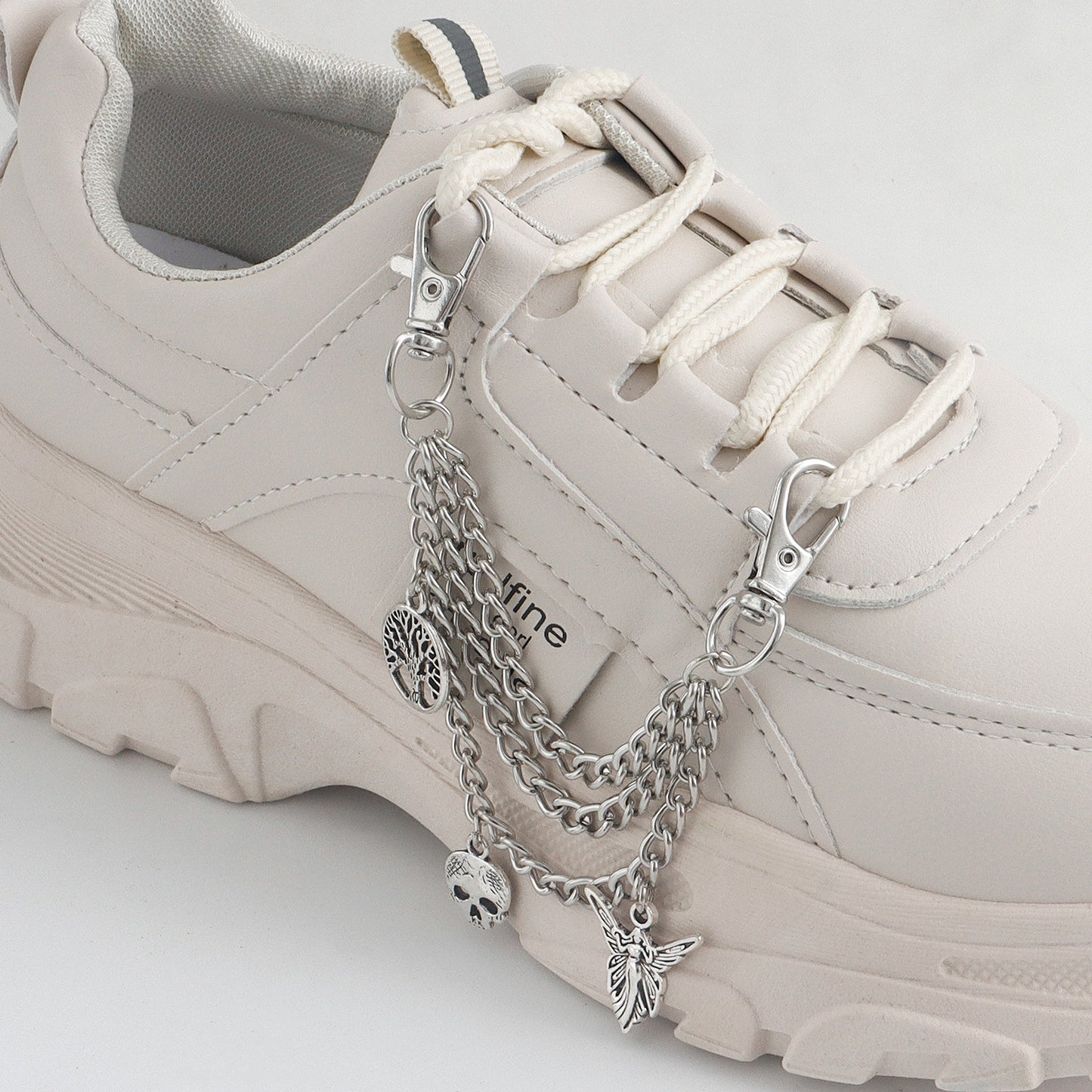 Geometric Alloy Anklet with Tree of Life Design for Women, Fashionable and Fade-Resistant
