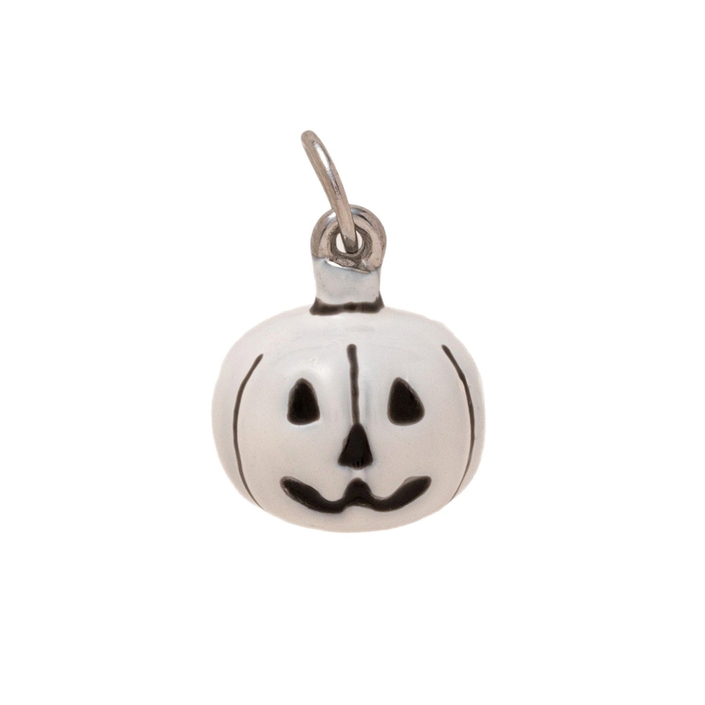 Vintage 18K Gold Plated Stainless Steel Round Pumpkin Charm Bar
