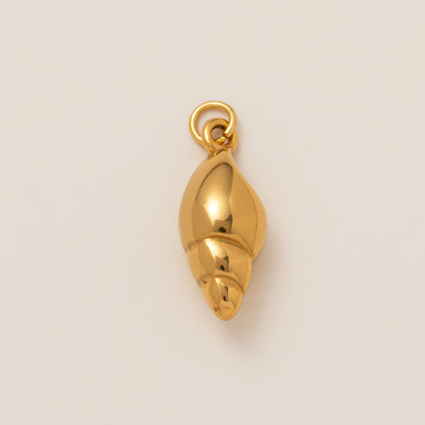 Minimalist 18K Gold Plated Round Geometric Brass Pendant Necklace