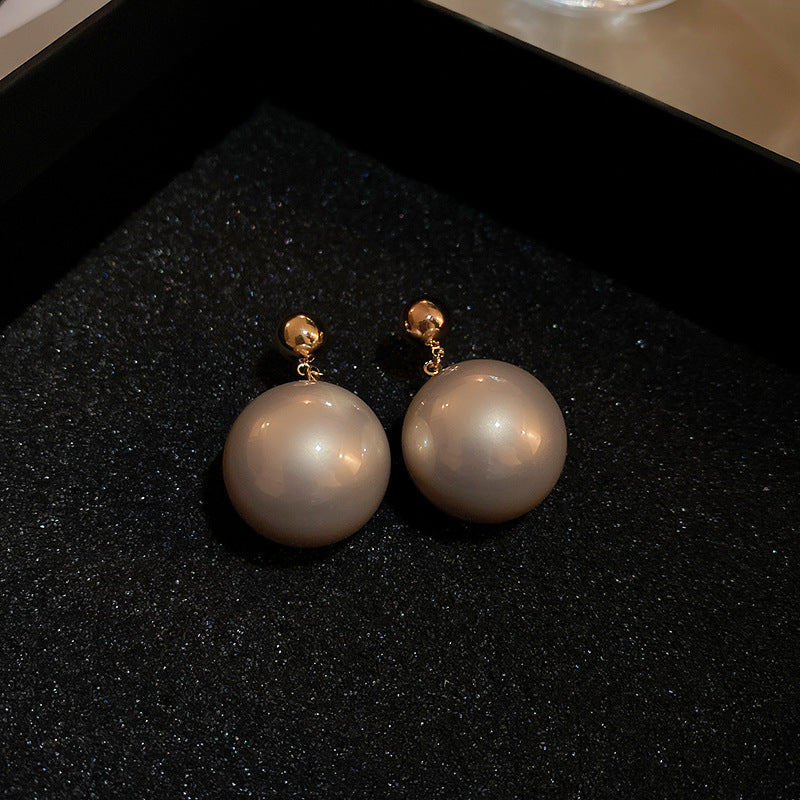 Eleganti Orecchini a Perno da Donna in Stile Francese Vintage con Zirconi Geometrici e Perle Imitazione