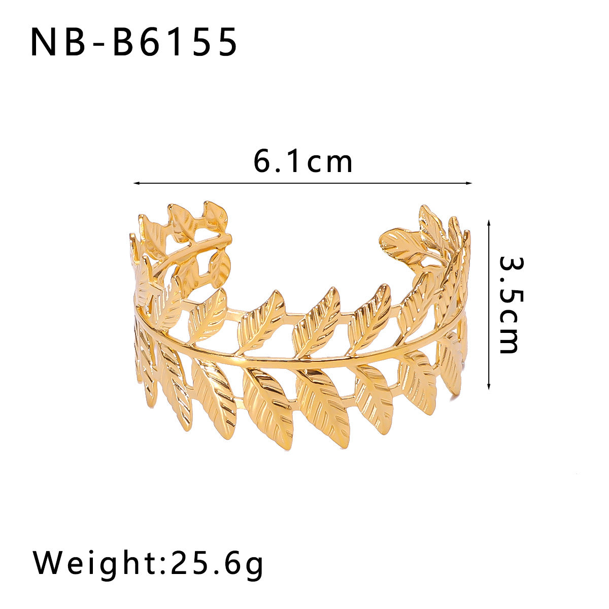 Minimalist Asymmetrical Hollow Flower Starfish Leaf Cuff Bracelet for Women in Titanium Steel with Gold Plating