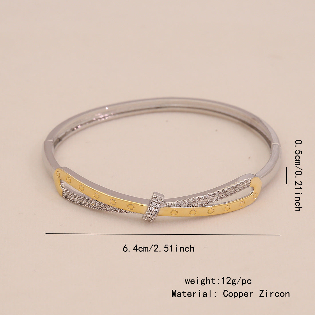 Bracciale personalizzato con catena a serpente in rame color oro con testa di leopardo e micro-intarsio a forma di cuore
