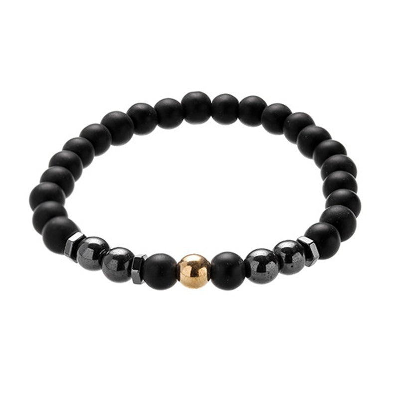 Geometric Magnetic Material Anklet for Unisex