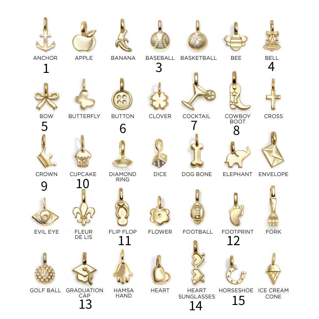 Vintage Geometric Stainless Steel PVD Gold Plated DIY Charm Bar