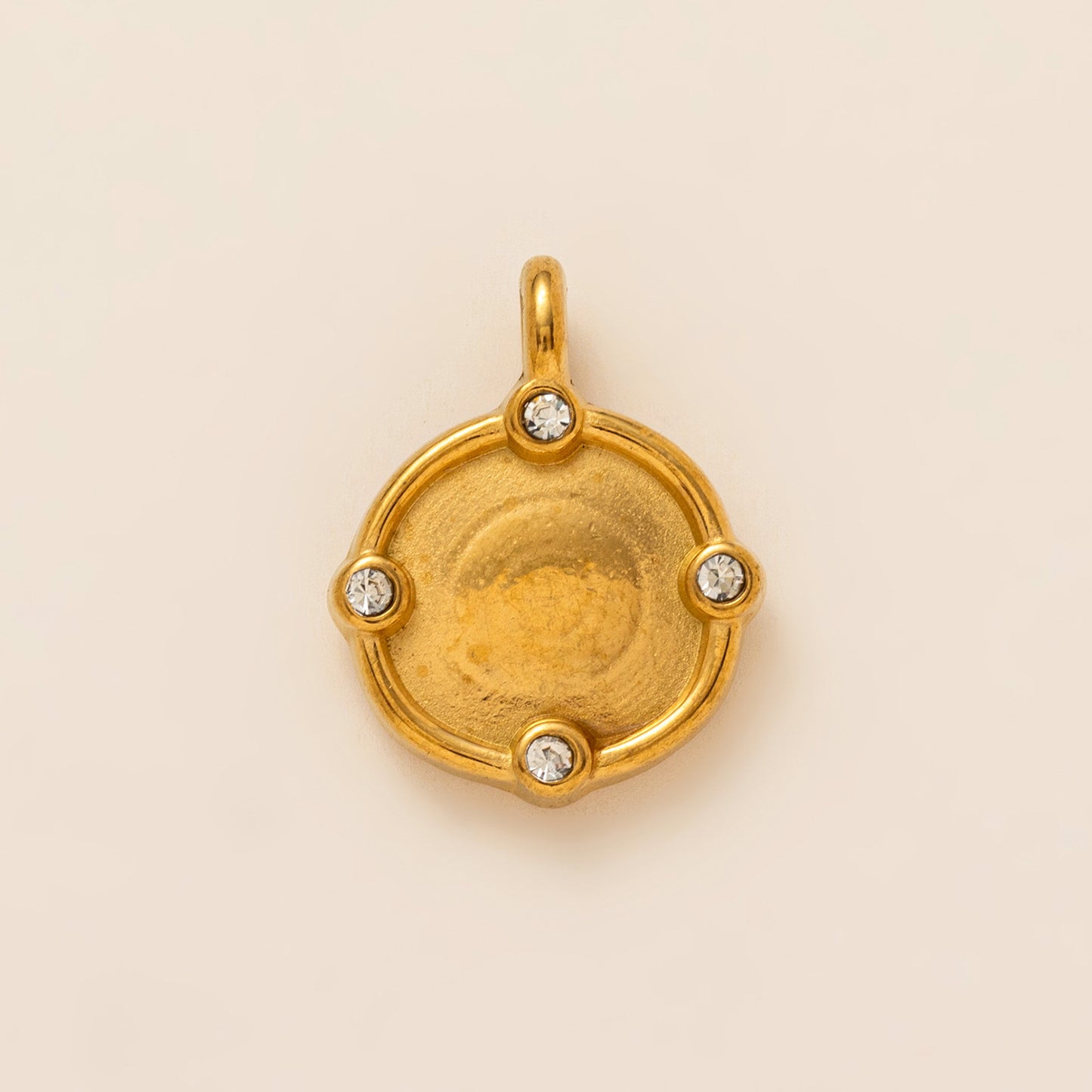 Vintage Geometric Stainless Steel PVD 18K Gold Plated Necklace