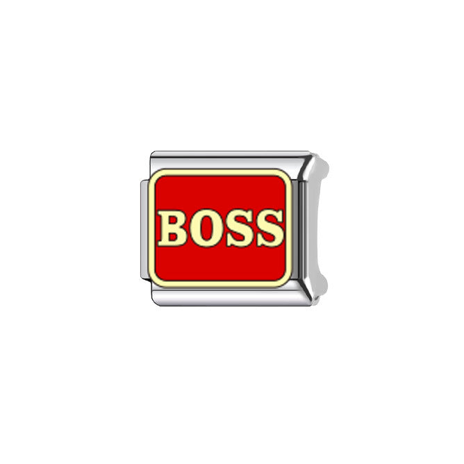 Fashion Letter Stainless Steel Plated DIY Charm Bracelet Unisex Elastic Assembly Chain