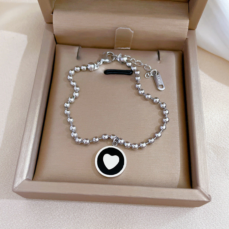 Zodiac Luxury Titanium Steel Gold Plated Bracelet with Cubic Zirconia for Unisex